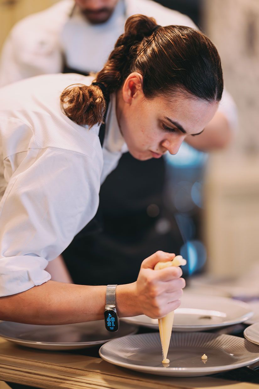 Fotógrafo corporativo en Madrid, retrato de cocinera profesional