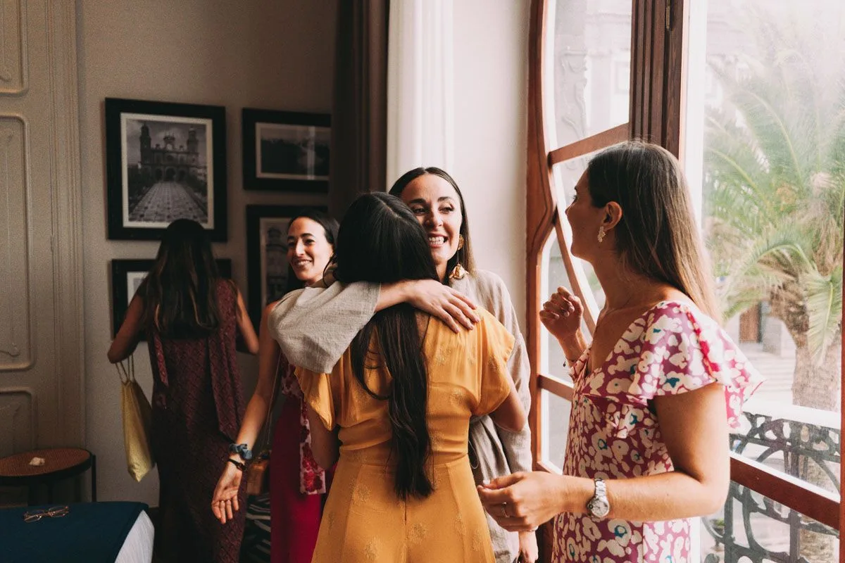 Fiesta y baile durante una boda celebrada en una finca de Madrid